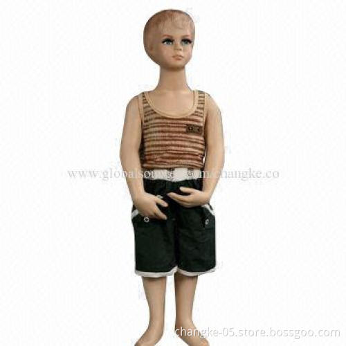 Children's mannequin/standing boy's with wig, fashion design